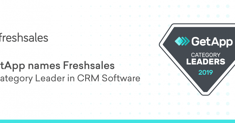GetApp nimennyt Freshsalesin CRM-järjestelmien kärkeen 2019